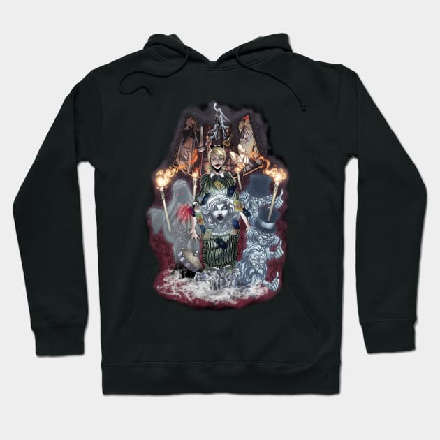 Grim Grinning Ghost Hoodie by Victormed23